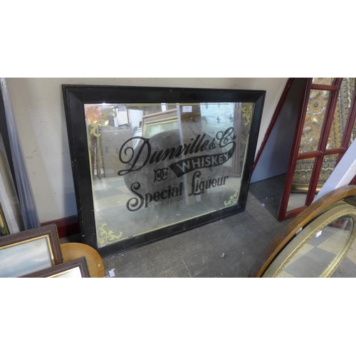 427 - A Dunville & Co. Whiskey Special Liqueur advertising mirror