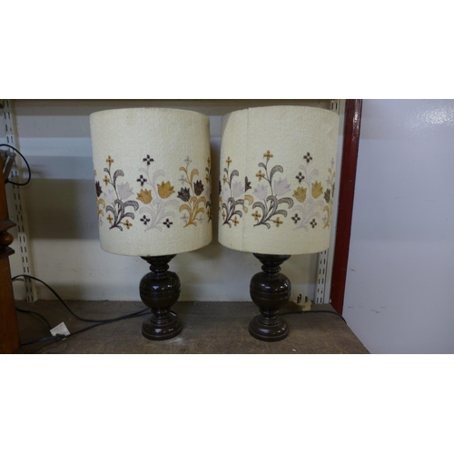 433 - A pair of mid 20th Century table lamps