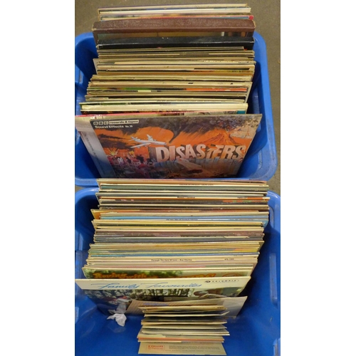 1181 - Two boxes of LP records, easy listening and musicals, etc. **PLEASE NOTE THIS LOT IS NOT ELIGIBLE FO... 