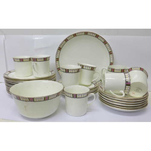 1201 - Gladstone china tea ware, two cups cracked, other small chips **PLEASE NOTE THIS LOT IS NOT ELIGIBLE... 