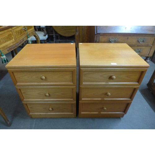 146 - A pair of G-Plan teak bedside chests