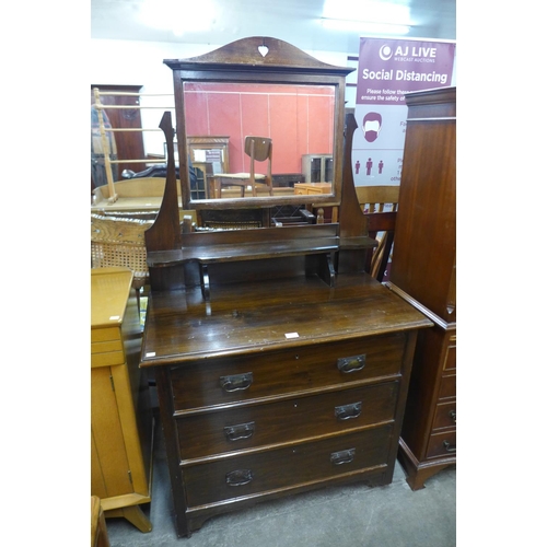 179 - An Arts and Crafts beech dressing chest