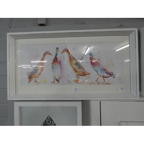 1400 - A Jennifer Rose print, Runner Ducks, 30cm x 60cm (PPFPPR41741G21)   #