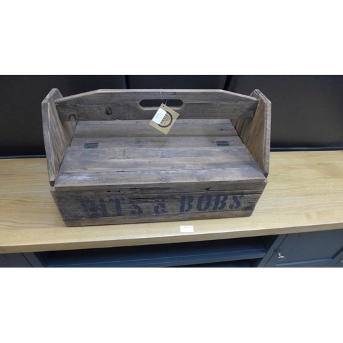 1414 - A rustic Bits and Bobs storage box (1987825)   #