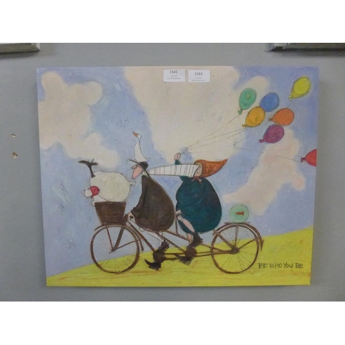 1461 - A Sam Toft print, Be Who You Be (WDC9490411)  #