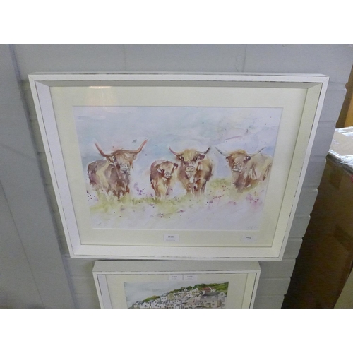 1509 - A Jennifer Rose print, Highland Herd, 40cm x 50cm (PPFPPR43744G21)   #