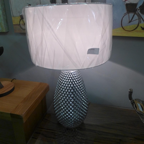 1541 - A Livia silver mercury glass table lamp (7709331)  #