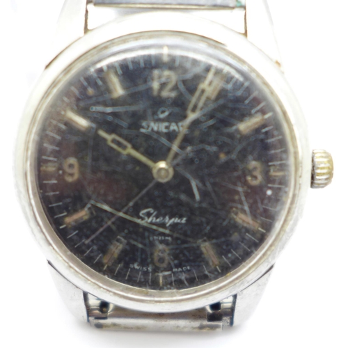 1093 - A gentleman's Enicar Sherpa wristwatch