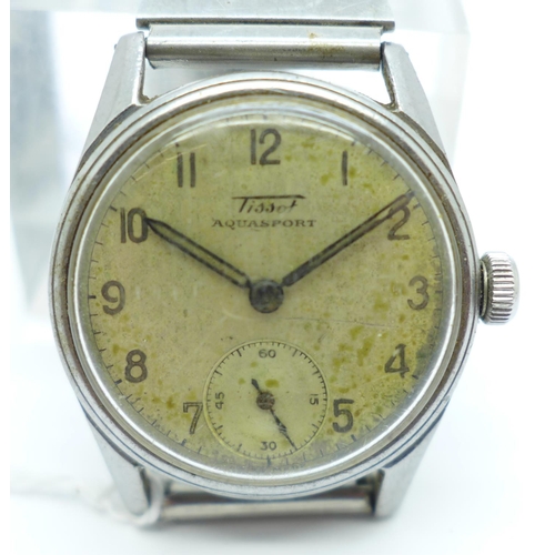 1095 - A gentleman's Tissot Aquasport wristwatch