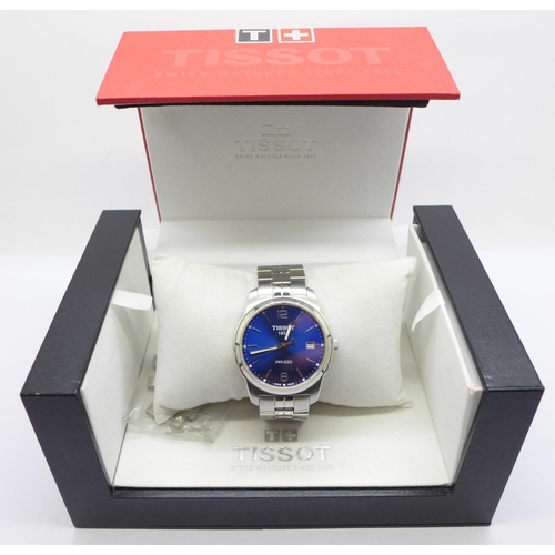 1155 - A Tissot wristwatch with box and paperwork