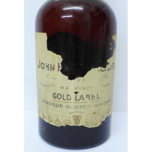 620 - One bottle, John Haig Gold Label Liqueur Scotch Whisky, label a/f