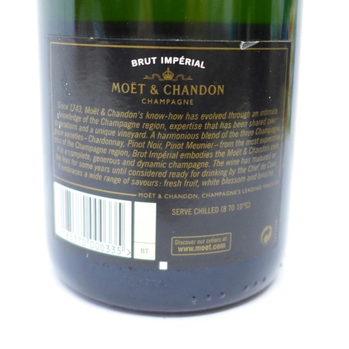 625 - One bottle, Moët & Chandon Brut Impérial Champagne, 750ml