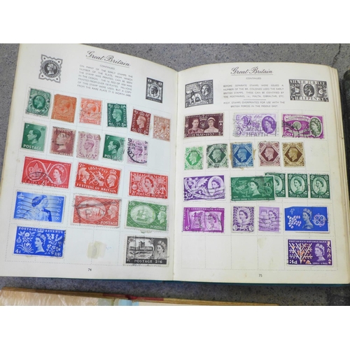 689 - A collection of 1950's and 1960's Nottingham Playhouse theatre programmes and a collection of stamps