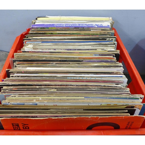 716 - A large box of LP records