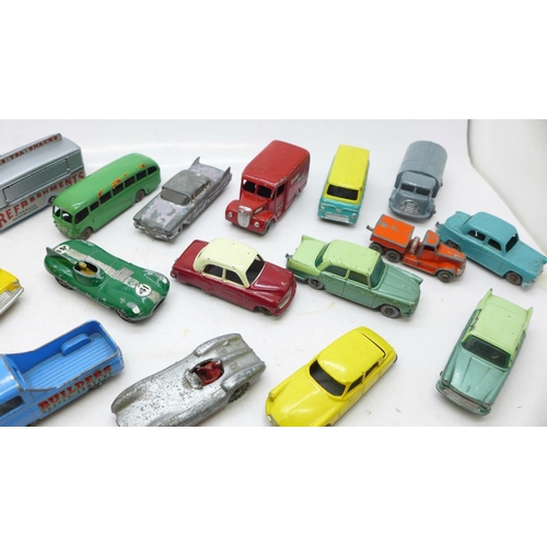 763 - A collection of Lesney die-cast vehicles and Coronation coach and horses (35)