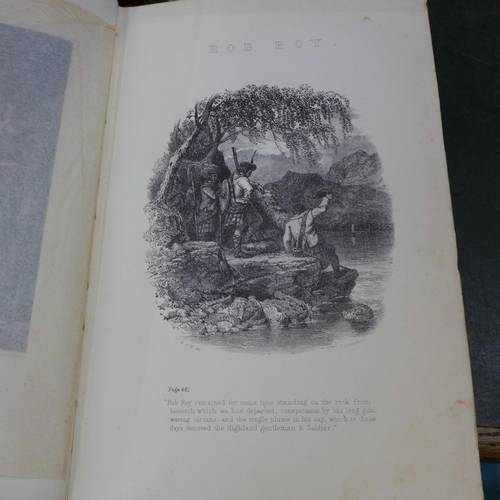 788 - The Waverley Novels, 1901, by Walter Scott, sixteen in total