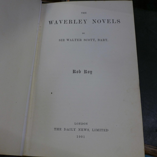 788 - The Waverley Novels, 1901, by Walter Scott, sixteen in total