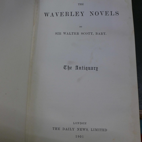 788 - The Waverley Novels, 1901, by Walter Scott, sixteen in total