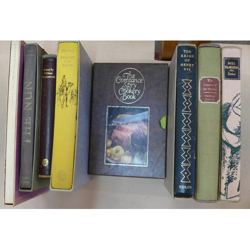 789 - Seven Folio Society books and one other book