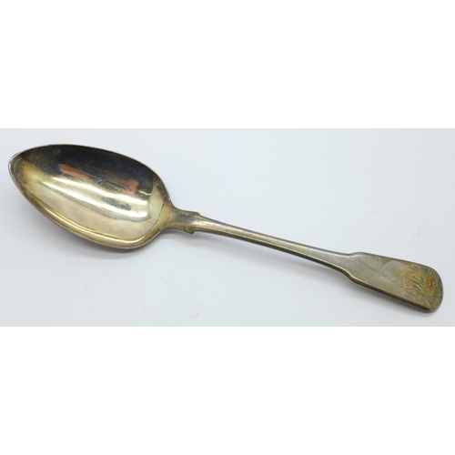 859 - A Georg III silver spoon, London 1816, William Bateman I, 60g