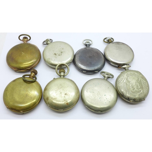 863 - Eight pocket watches, some a/f