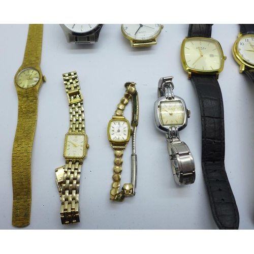 923 - Wristwatches including lady's and a gentleman's Rotary