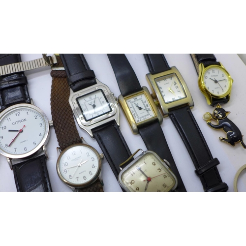 946 - A collection of wristwatches including Helios