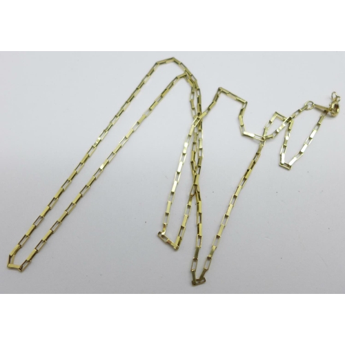 955 - A 9ct gold chain, 2.5g