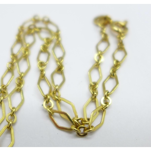 958 - A 9ct gold chain, 4.6g