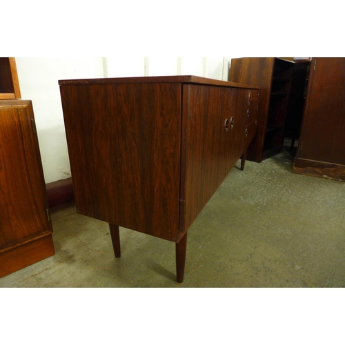 100 - A Greaves & Thomas rosewood veneered sideboard, 73cms h, 177cms w, 43 cms d  

*Accompanied by CITES... 