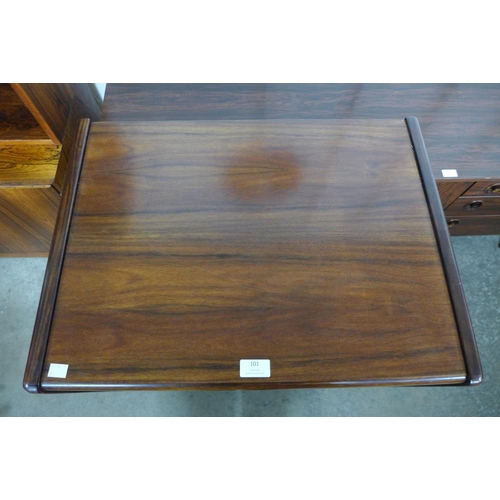 101 - A Danish Preben Schou rosewood stereo cabinet, 100cms h, 60 cms w, 44cms d  

*Accompanied by CITES ... 