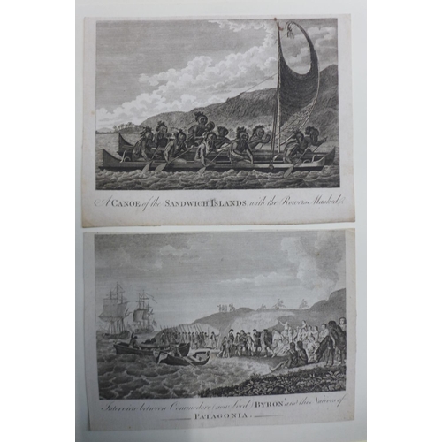 12 - A folio of 18th Century topographical engravings, including costumes, rituals, views, etc., approx 1... 