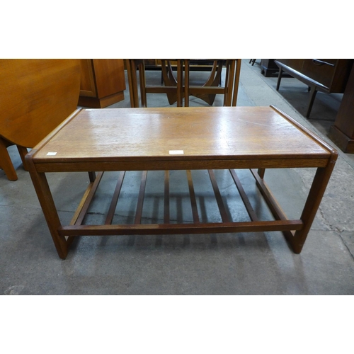 120 - A teak coffee table