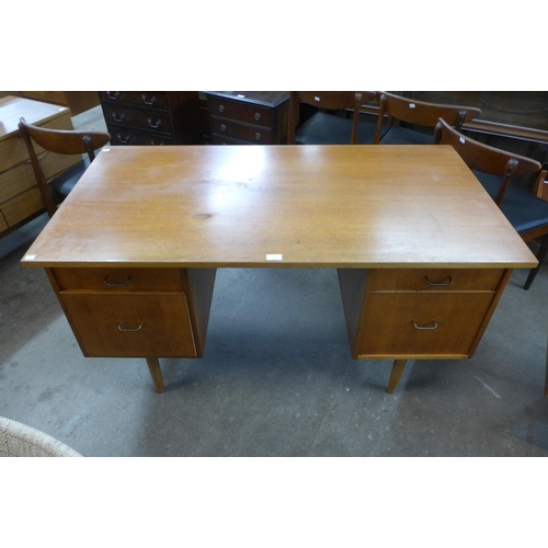 125 - A Morris of Glasgow teak desk