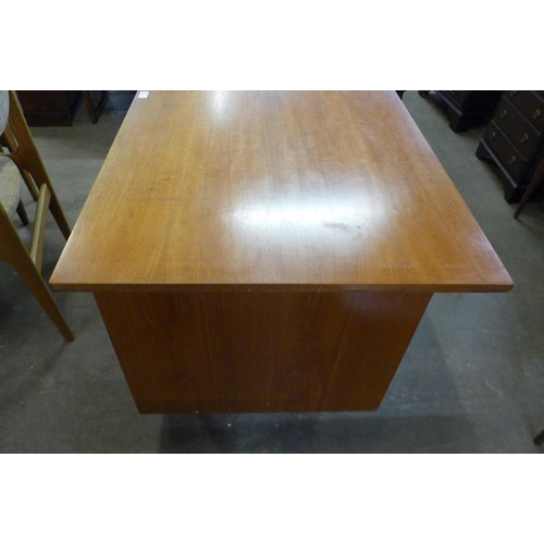 125 - A Morris of Glasgow teak desk