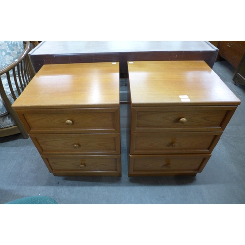 146 - A pair of G-Plan teak bedside chests