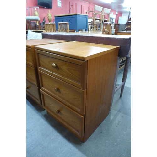 146 - A pair of G-Plan teak bedside chests