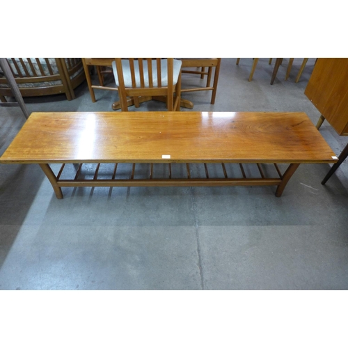 149 - A teak coffee table