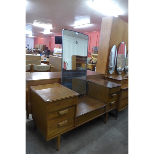 161 - A teak dressing table