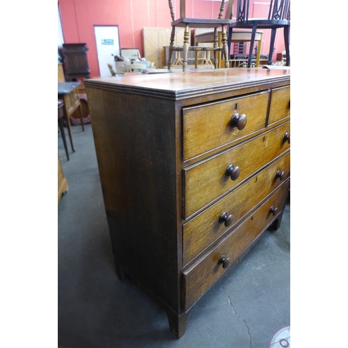 190 - A George III mahogany chest of drawers