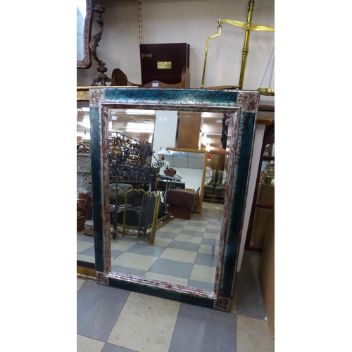 402 - A gilt framed mirror and another mirror