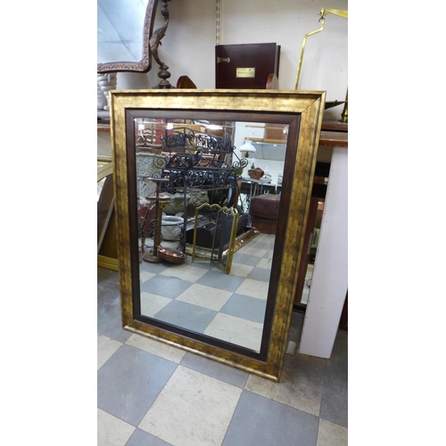 402 - A gilt framed mirror and another mirror