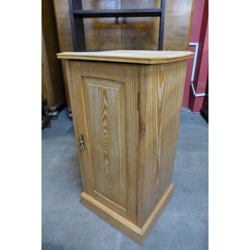 58 - A Victorian ash pot cupboard, 78cms h x 40cms w