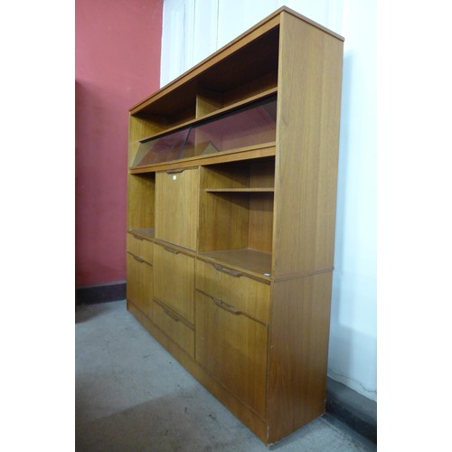 94 - A teak room divider