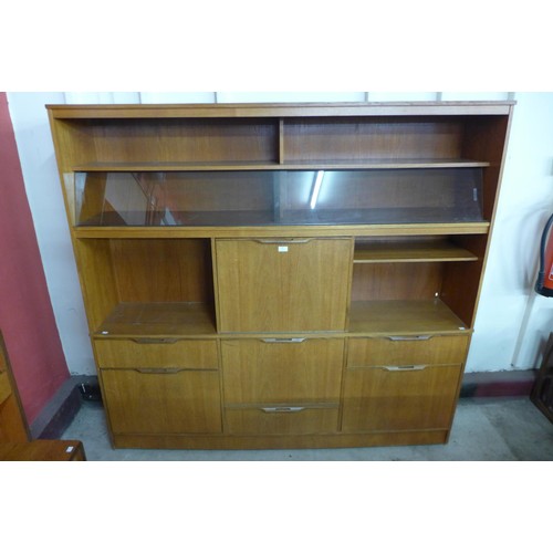 94 - A teak room divider