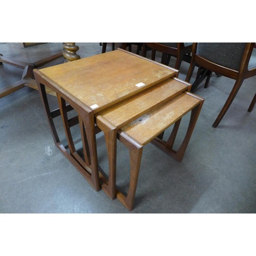 96 - A G-Plan Quadrille teak nest of tables