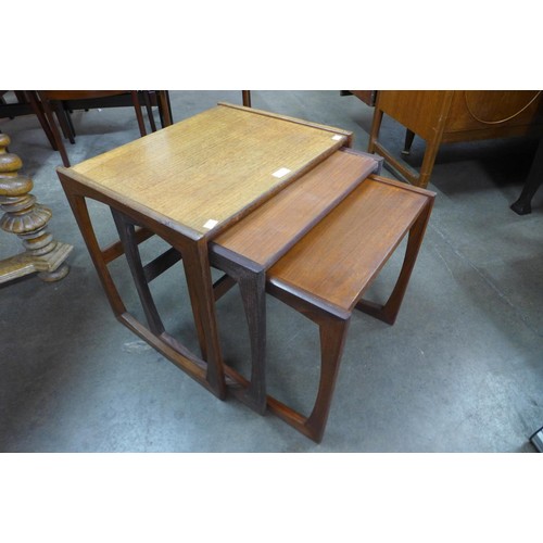 97 - A G-Plan Quadrille teak nest of tables