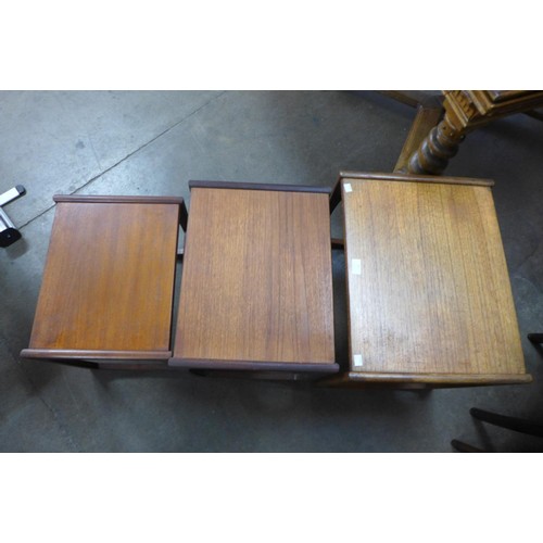 97 - A G-Plan Quadrille teak nest of tables