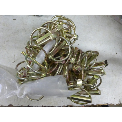 2022 - 50 Linch pins 4.5-11mm - unused * this lot attracts vat