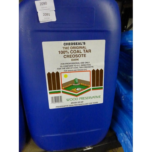 2046 - 20ltr Tub of Creoseal's 'The Original' 100% coal tar creosote - trade sale only * This lot is subjec... 